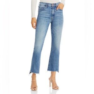 Mother Jeans The Insider Crop Step Fray in Scenic Route Size 26